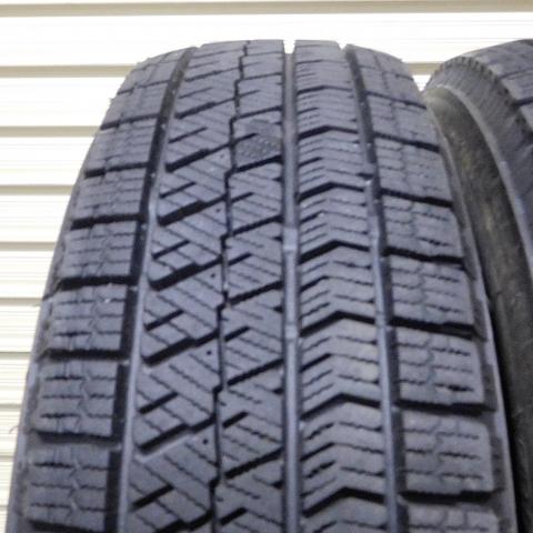 送料無料◆155/65R14/冬4本/残溝約6㎜/ブリヂストン/BS/VRX2 ブリザック VRX 冬4本SET 会社宛 送料無料 155/65R14×4.5J 75Q