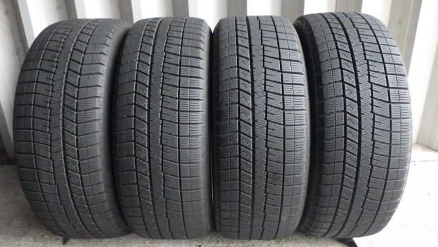 2020年製8分山前後 ダンロップ ウインターMAXX WM03 205/50R17 89Q 中古４本セット205/50R17 