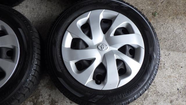 シエンタ純正スチールホイール 15x5.5 5H100 +39　ヨコハマアイスガードIG60 185/60R15 84Q中古４本