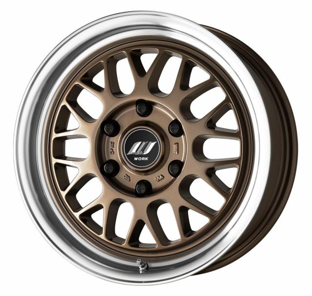 WORK　エクストラップ　M1HC　18×8J（+35）6H-139.7　ブロンズメタリックダイヤカットリム　400本限定色