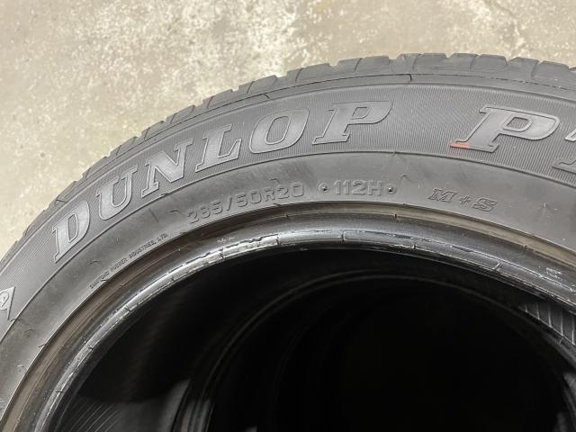 285-50R20、夏タイヤ4本セット