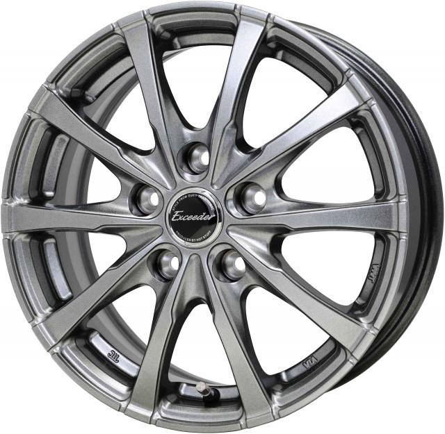 ホットスタッフ　エクシーダ　E08　16×6.5J（+38）5H-114.3　新品展示品　ダークブラック