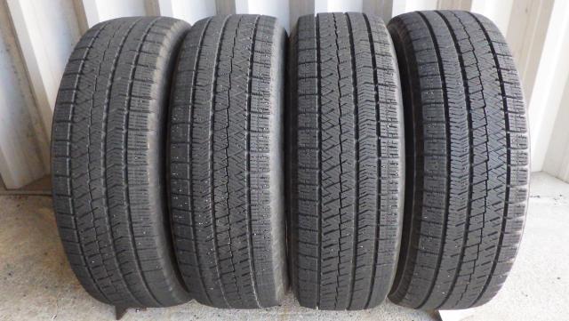 2019年製 8分山前後 ブリヂストン ブリザックVRX2 195/65R15 91Q 中古４本セット195/65R15 