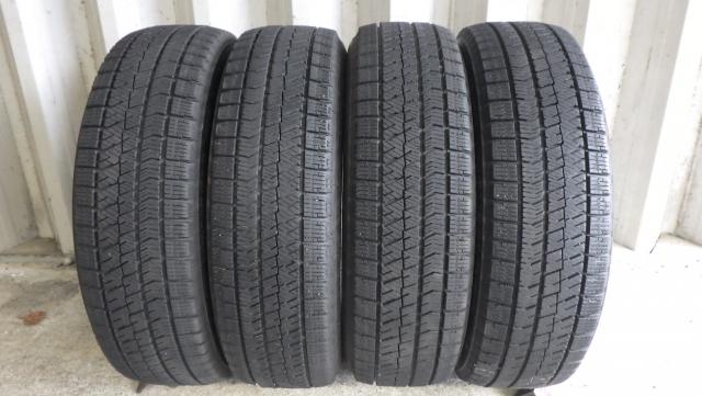 175/65R15 2022年製8分山前後 ブリヂストン ブリザックVRX2 175/65R15 84Q 中古４本セット