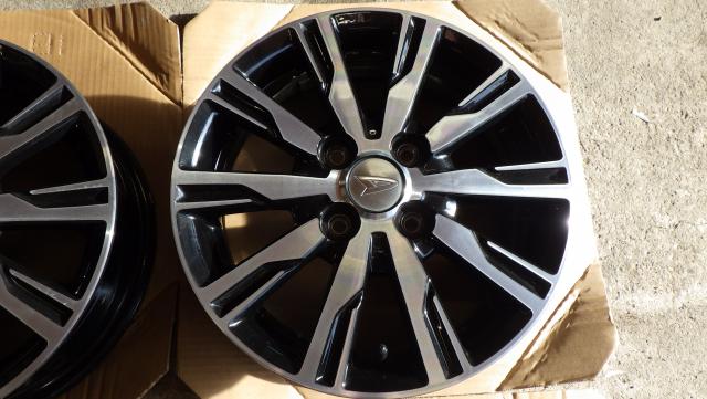 14×4.5J 4H/100 45 ダイハツ タントカスタム純正 アルミホイール 14x4.5J ET+45 PCD100-4H ４本セット 071219 ウェイクミライース