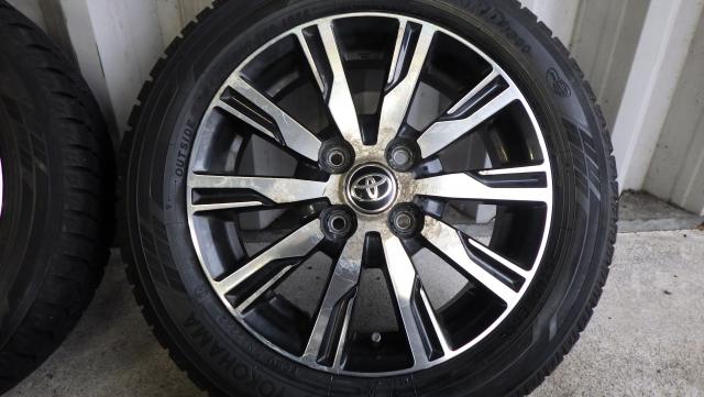 14×4.5J 4H/100 45 2022年製ヨコハマアイスガード６ IG60 155/65R14 75Q ピクシス？純正アルミ 14x 4.5J ＋45 100 4H タントカスタムにも