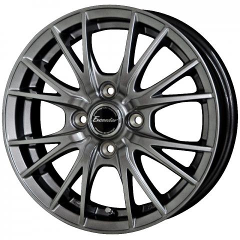 ホットスタッフコーポレーション　エクシーダ　E-05Ⅱ（ダークシルバー）　15×4.5J（+45）4H-100　新品展示品
