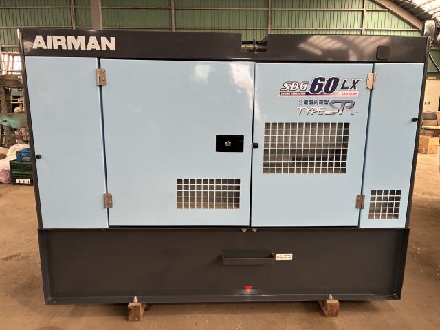 北越工業　新古品発電機　稼働時間1.3時間