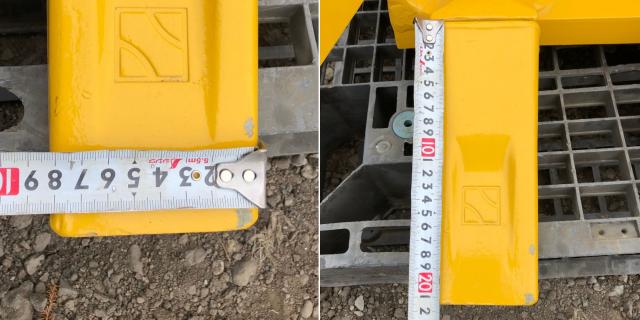 ☆ 新品 ☆ コマツ　PC138　純正バケット / 0.5m3 / ピン付き