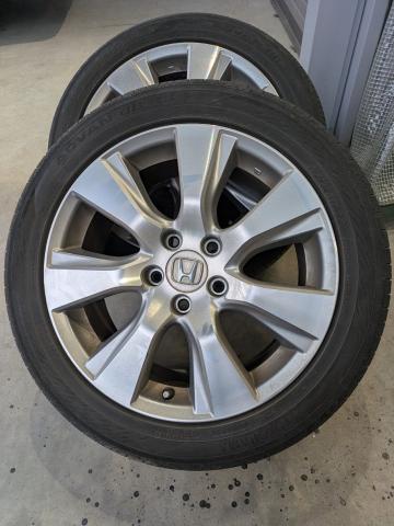 5H/114.3 +45 ホンダ純正１７インチアルミ夏タイヤ４本セット