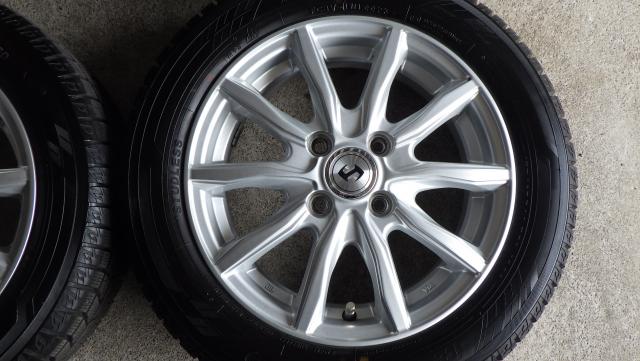 2023年製９分山！ヨコハマアイスガード６ IG60 155/65R14 75Q WEDSアルミ 14x 4.5J ＋45 100 4H
