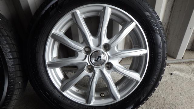 2023年製９分山！ヨコハマアイスガード６ IG60 155/65R14 75Q WEDSアルミ 14x 4.5J ＋45 100 4H