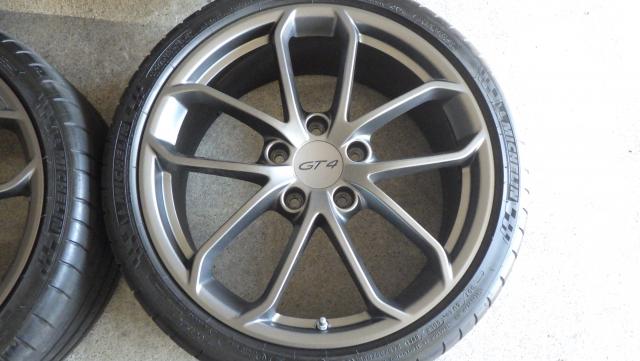 ポルシェ 718 ケイマンGT4外し 20インチ pilot sport cup2 245/35~295/30R20