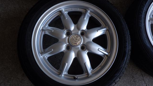 suzuki 純正 ENKEI製15x4.5J ET+45 PCD100 ダンロップ エナセーブ EC204 165/55R15 75V 080512