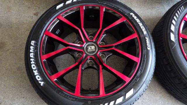 ZEROBREAK-FORCE 18ｘ8.0 ET40 6-139.7 PARADA PA-03 225/50R18 107/105 ハイエース