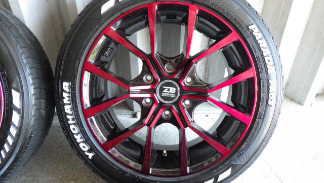 ZEROBREAK-FORCE 18ｘ8.0 ET40 6-139.7 PARADA PA-03 225/50R18 107/105 ハイエース