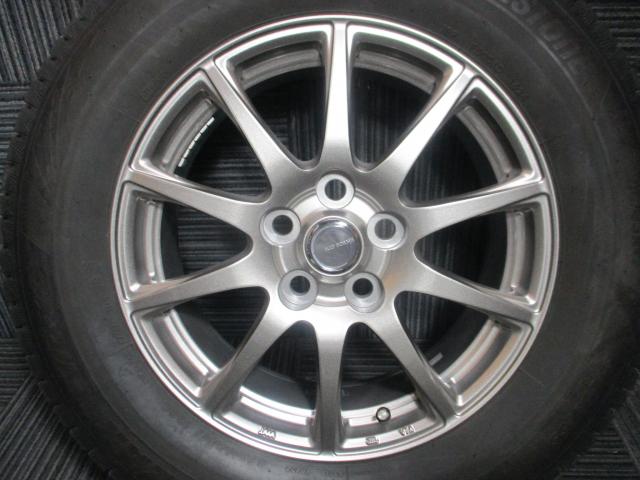 ブリヂストン　エコフォルム　SE-23　17×6.5J（+40）5H-120/　225/65R17（ブリヂストン　VRX3）バリ山　2024年製造