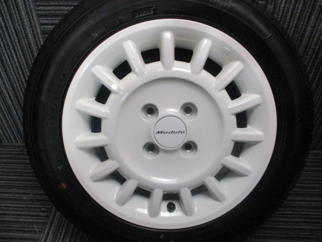 ホンダ純正OP　モデューロ　MG-022　14×4.5J（+40）4H-100/　155/65R14（グッドイヤー　GTエコステージ）