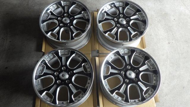 22×10J 5H/150 58 ランクル２００・LX570 鍛造（FORGED）クリムソン GOLDMANCRUISE 22x10J +58 150-5H TPMS対応4本セット