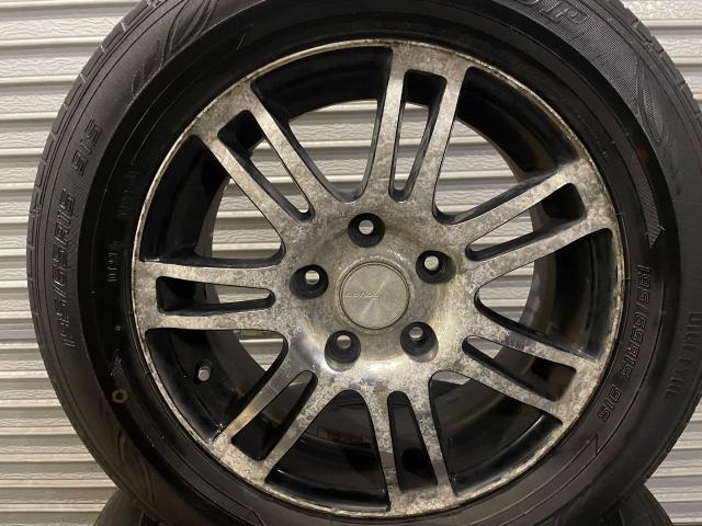 195-65Ｒ15、夏タイヤ、社外アルミ4本セット