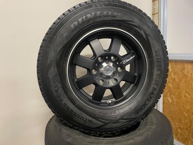 195-80R15、スタッドレス社外アルミ4本セット
