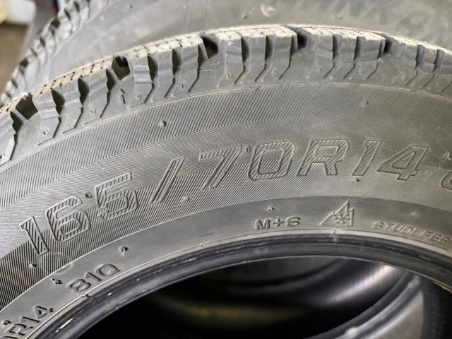 165/70R14 14インチスタッドレスタイヤ