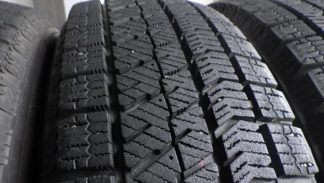 081021 軽自動車サイズ！ 2021年製 7.5~8分山 ブリヂストン ブリザック VRX2 155/65R14 75Q 4本セット 
