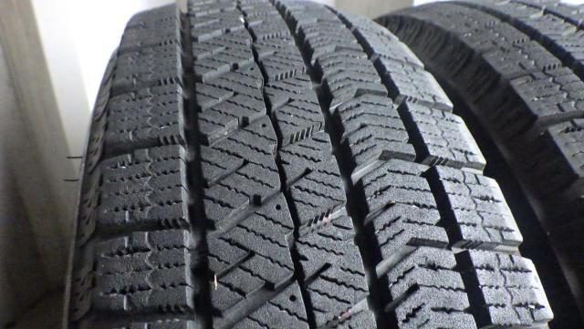 081021 軽自動車サイズ！ 2021年製 7.5~8分山 ブリヂストン ブリザック VRX2 155/65R14 75Q 4本セット 