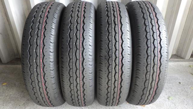  081029 2026年製ハイエース新車外し ブリヂストン エコピア RD613 195/80R15 107/105N LT
