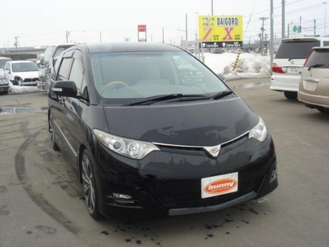 エスティマ2.4 アエラス Gエディション 4WD 車高調 HDDナビ 5Dr