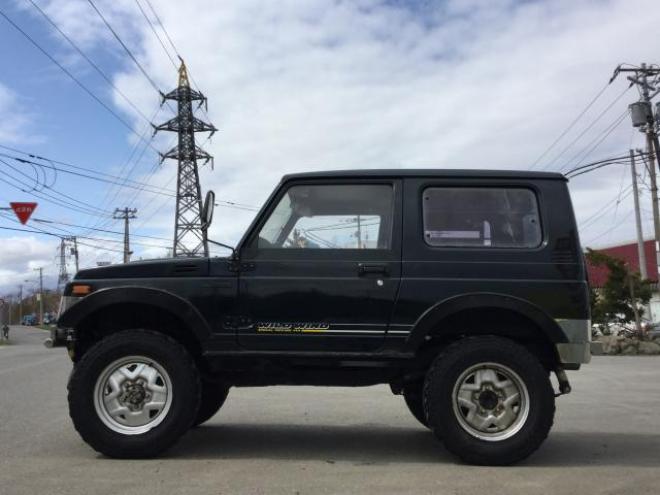 ジムニー新入荷車特価！ リフトUP公認車！ジオランダー6.50MT！  下回り美！前後社外バンパー！サイドカット！4WD 660 3Dr