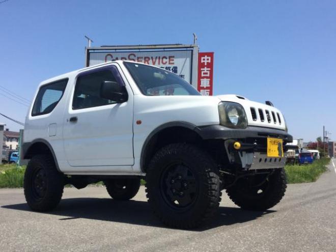 ジムニー江別在庫要TEL。すぐ乗れる！新品パーツにて3インチUP！マキシス6.50！内外磨きスチィーム清掃！ 4WD 660 3Dr
