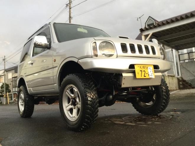 ジムニー新品にて3インチUP！ベース 内外磨き清掃！前後社外バンパー！ マニュアル！ 4WD 660 3Dr
