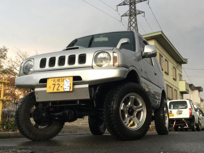 ジムニー新品にて3インチUP！ベース 内外磨き清掃！前後社外バンパー！ マニュアル！ 4WD 660 3Dr