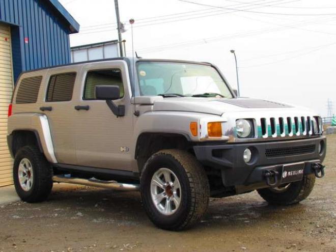 ハマーH3 タイプS 4WD　車検31/2・夏冬T付・カーFAX付 3500 5Dr