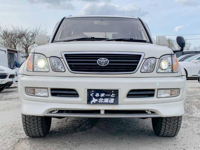 ランドクルーザー４ＷＤ　禁煙車　寒冷地仕様　１年保証 サンルーフ タイベル換済　革シート ETC ナビ 電動シート　クルコン