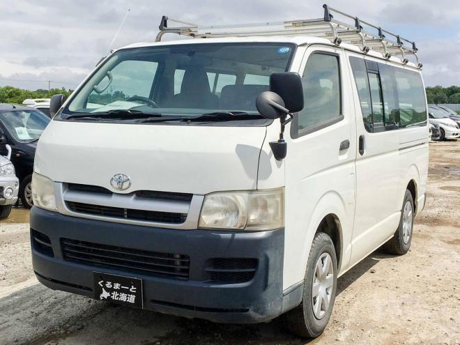 ハイエースバンロングＤＸ　４ＷＤ　寒冷地仕様　１年保証　ディーゼルターボ　ルーフラック　リアラダー