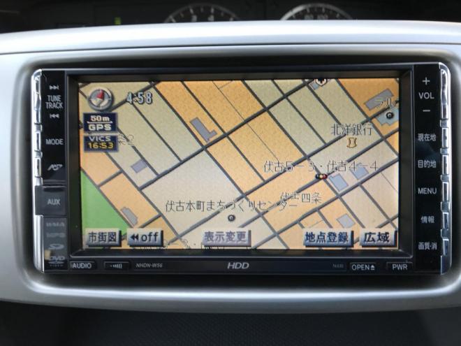ヴォクシーZ煌　☆特別限定車☆　純正HDDナビ（ミュージックサーバー・DVD再生可）　バックカメラ　両側パワースライドドア　S-HOLD15インチAW　４WDオートモードスイッチ　ステアリングシフト　タイミングチェーン　キーレス　HID　カタログ燃費１３．２ｋｍ／L　4WD 2000 5Dr