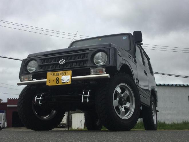 ジムニー内外磨き清掃  リフトアップ！ マッドタイヤ 新品シャックル！4WD 660  3Dr