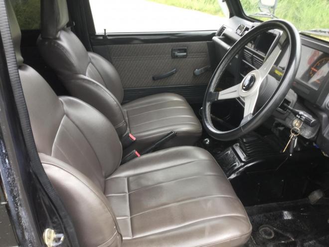 ジムニー内外磨き清掃  リフトアップ！ マッドタイヤ 新品シャックル！4WD 660  3Dr