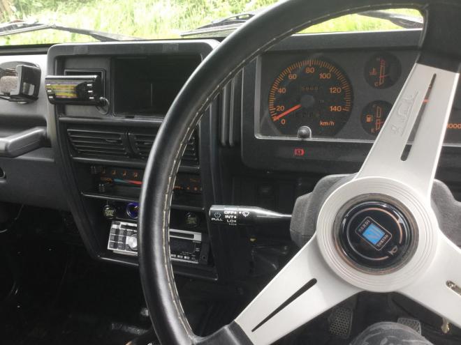 ジムニー内外磨き清掃  リフトアップ！ マッドタイヤ 新品シャックル！4WD 660  3Dr