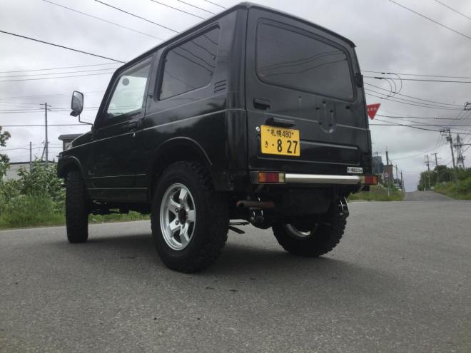 ジムニー内外磨き清掃  リフトアップ！ マッドタイヤ 新品シャックル！4WD 660  3Dr