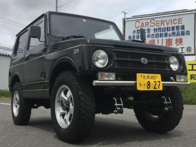 ジムニー内外磨き清掃  リフトアップ！ マッドタイヤ 新品シャックル！4WD 660  3Dr