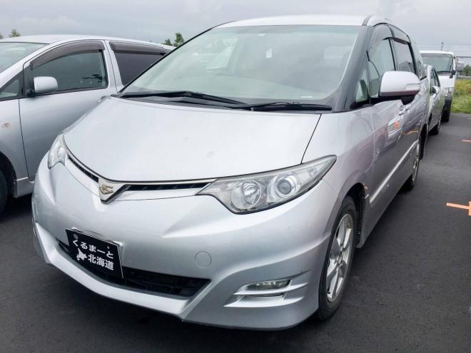 エスティマアエラス　４ＷＤ　禁煙車　寒冷地仕様　１年保証 スマキー