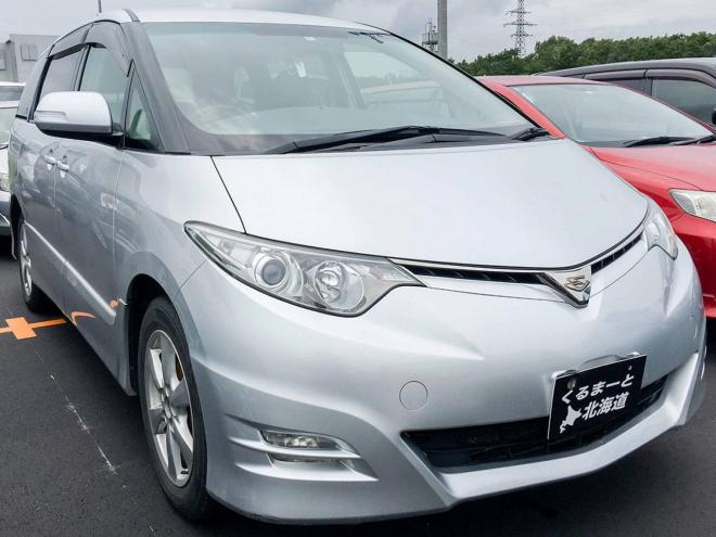 エスティマアエラス　４ＷＤ　禁煙車　寒冷地仕様　１年保証 スマキー