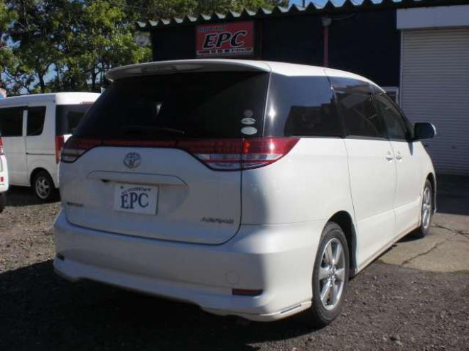 エスティマ2.4 アエラス 4WD　TVナビ　Bカメラ　両側パワスラ　ETC 2400 5Dr