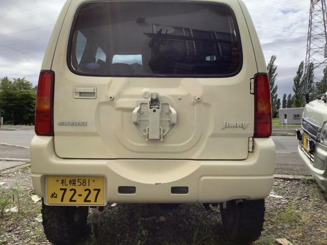 ジムニー今日から乗れる！　江別在籍要電話4インチリフトアップ！　クリームに全塗装済みでキレイ！サビ少ない！内外磨き清掃 4WD 660 3Dr