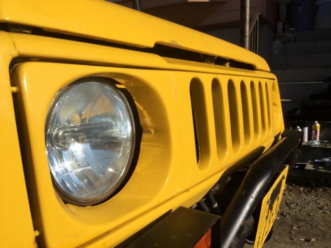 ジムニー全塗装済み！サビ少なくキレイ！リフトアップ！前後社外バンパー！ランドベンジャー  4WD 660 3Dr