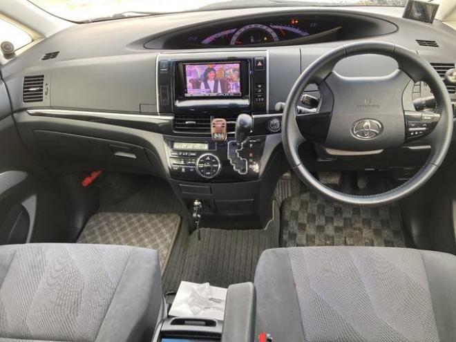エスティマアエラス　４ＷＤ　ＨＫＳ車高調　ワーク２０インチ　ＥＴＣ　バックカメラ　ナビフルセグＴＶ　両側電動スライドドア　オートクルーズコントロール　社外マフラー　ＨＩＤ　フリップダウンモニター　スマートキー 4WD 2400 5Dr