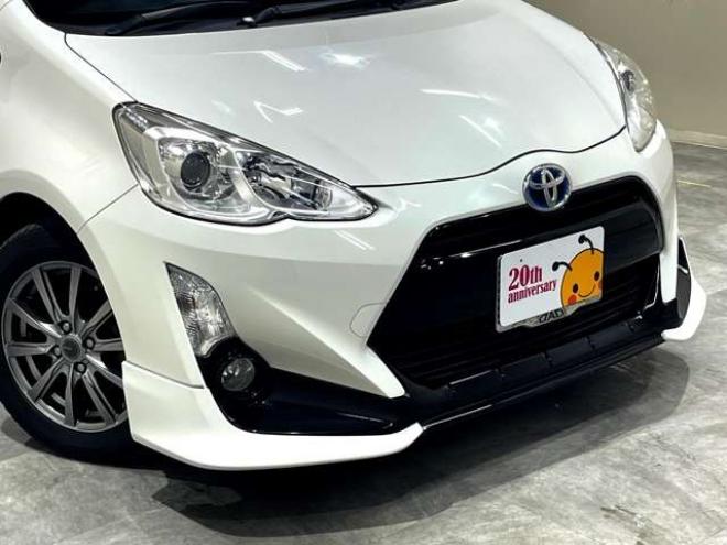 アクア1.5 S　フルエアロ　社外アルミホイール　SDナビ 2WD 1500